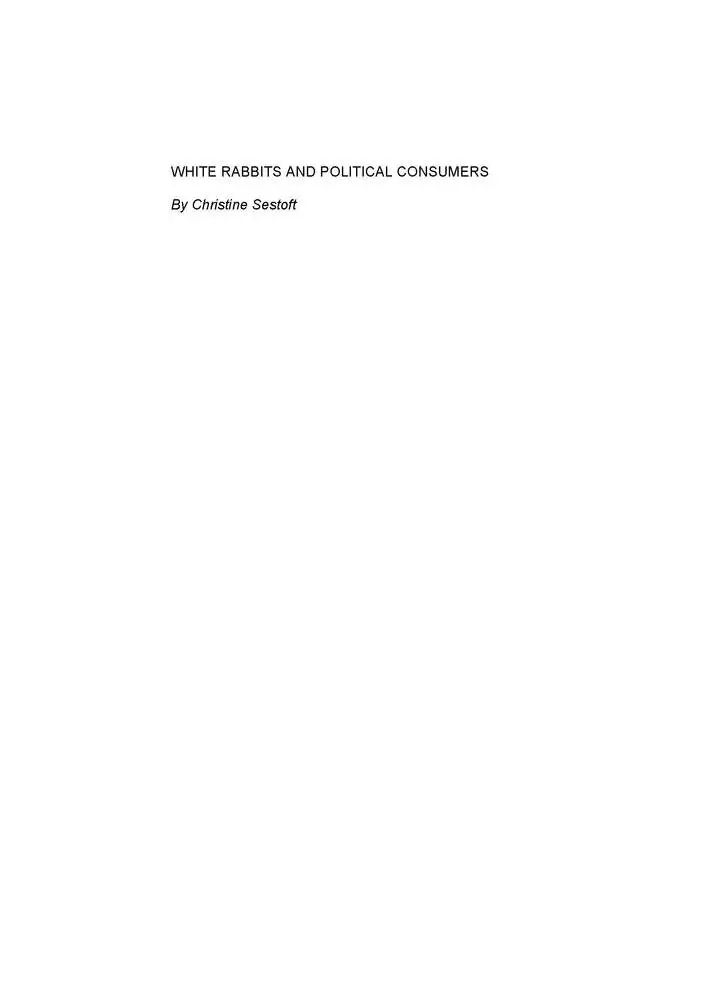 White Rabbits and Political Consumers