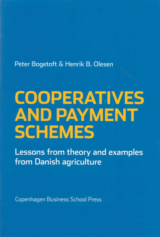 Cooperatives and payment schemes