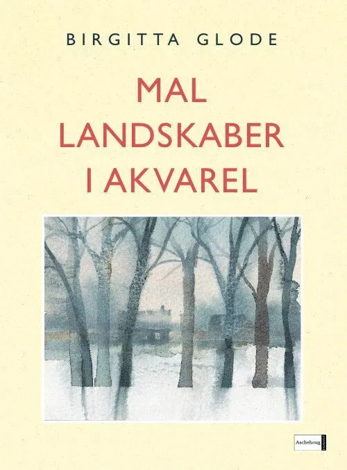 Mal landskaber i akvarel