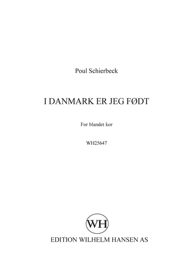 I Danmark er jeg født