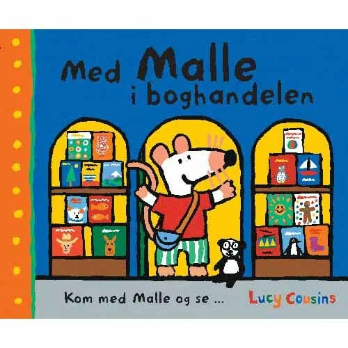 Billede af Med Malle i boghandelen