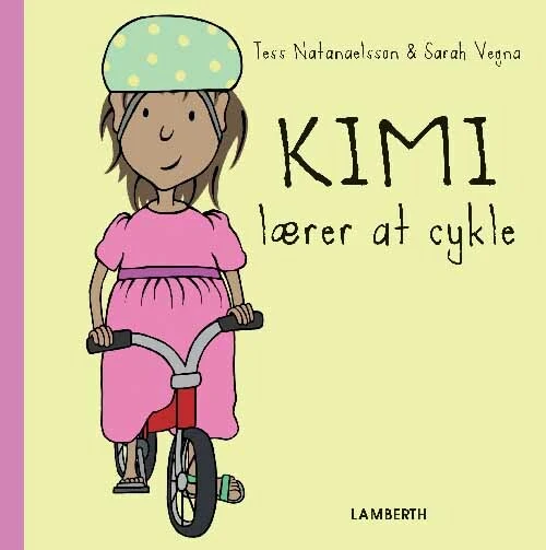 Billede af Kimi lærer at cykle