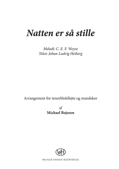 Natten er så stille