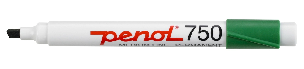 Marker Penol 750 2-5mm grøn permanent