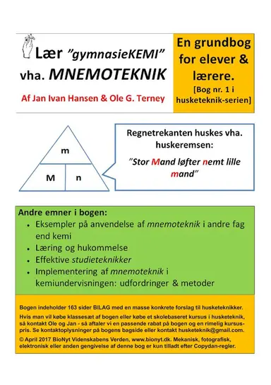Lær gymnasie-KEMI vha MNEMOTEKNIK - En grundbog for elever & lærere