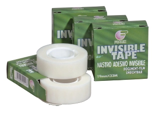 Tape usynlig mat 19mm x 33m