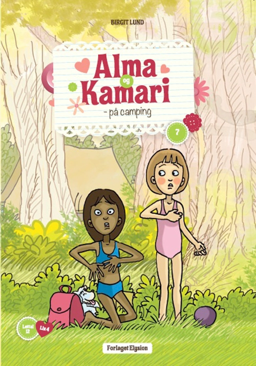 Billede af Alma og Kamari på camping