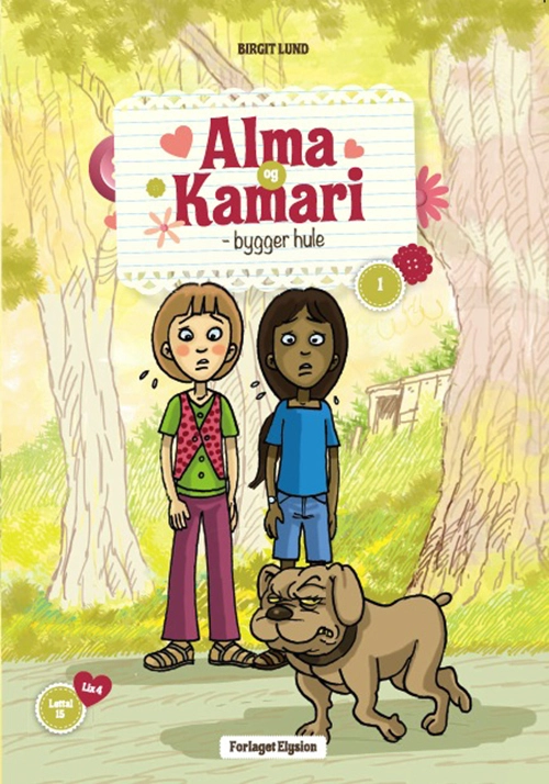 Billede af Alma og Kamari bygger hule