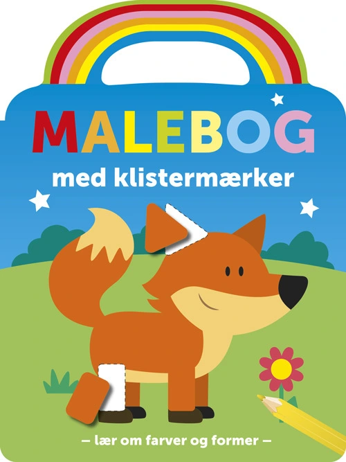 Billede af Malebog med klistermærker: Ræv