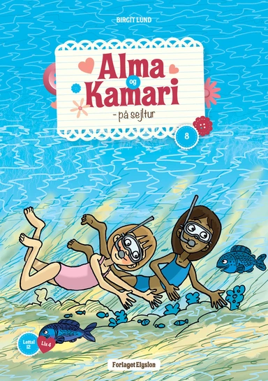 Alma og Kamari på sejltur