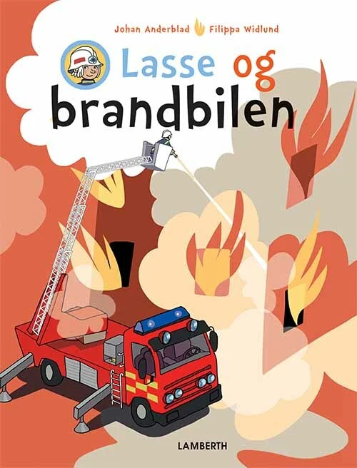 Billede af Lasse og brandbilen