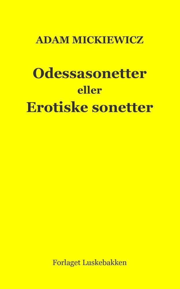 Odessasonetter eller Erotiske sonetter