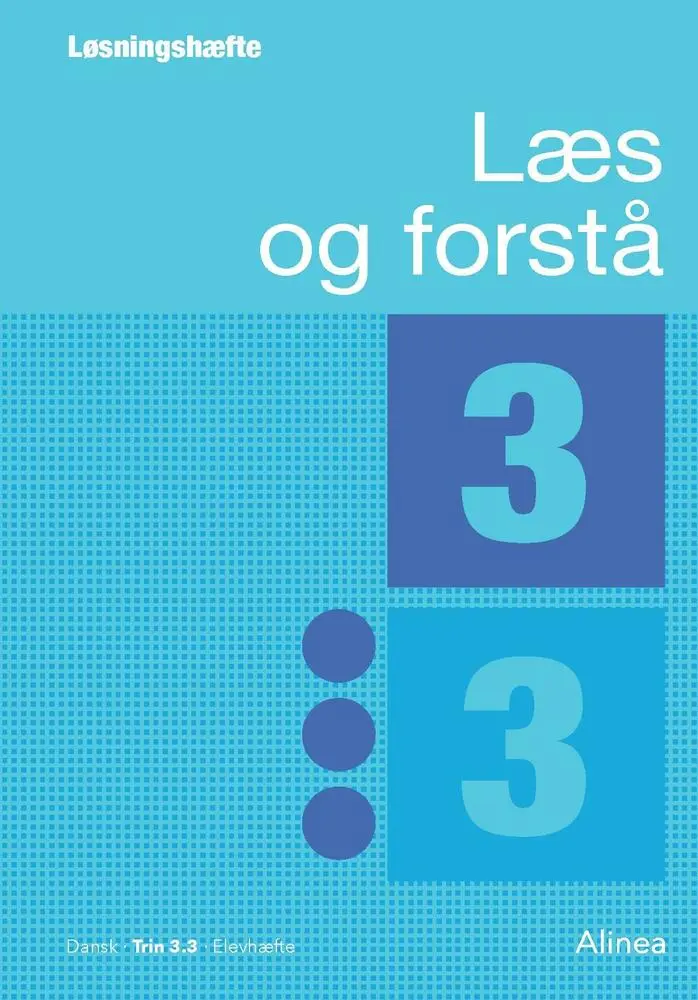 Billede af Læs og forstå 3.3, Løsningshæfte