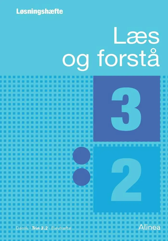 Billede af Læs og forstå 3.2, Løsningshæfte
