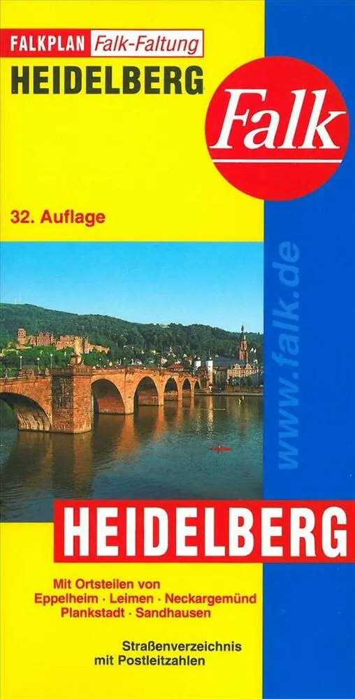 Billede af Heidelberg, Falkplan Falk-Faltung