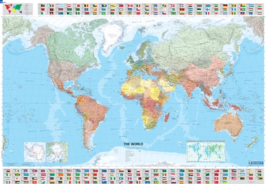 The World Flat Map