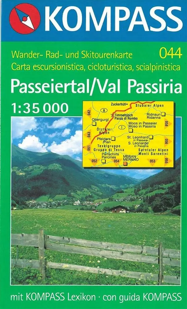 Billede af Passeiertal/Val Passiria, Kompass Wanderkarte 044