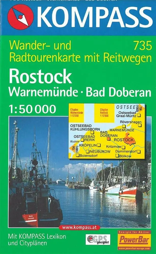 Billede af Rostock-Warnemünde-Bad Doberan, Kompass Wanderkarte 1002