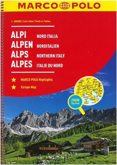 Marco Polo Alpen Norditalien Atlas