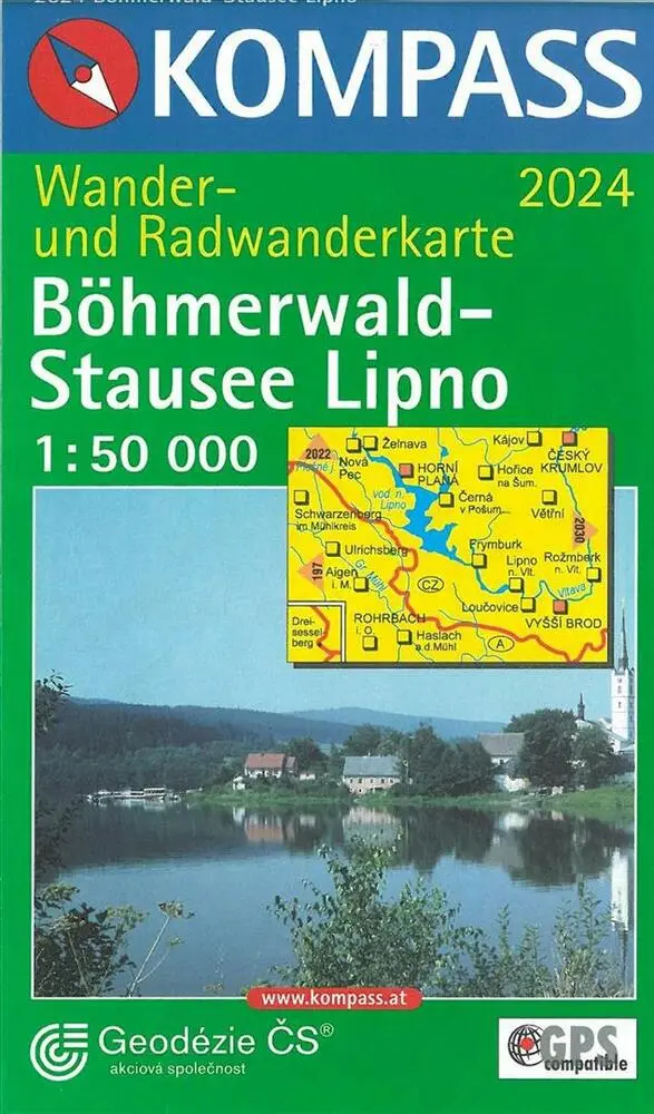 Billede af Böhmerwald - Stausee Lipno, Kompass Wander- u. Radwanderkarte 2024