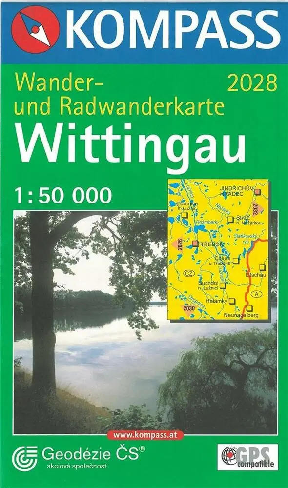 Billede af Wittingau (Trebon), Kompass Wander- u. Radwanderkarte 2028