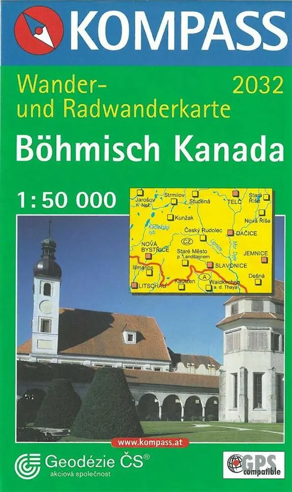 Billede af Böhmisch Kanada, Kompass Wander- und Radwanderkarte 2032