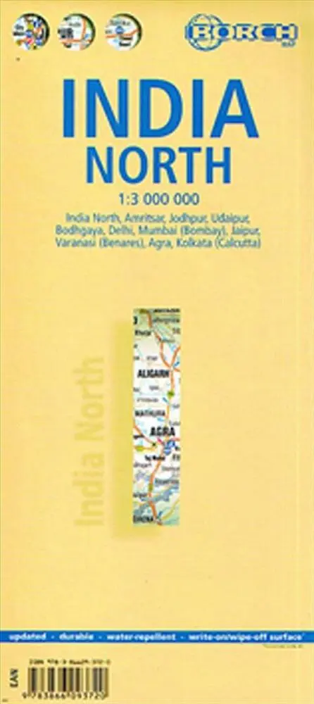 Billede af India North (lamineret)