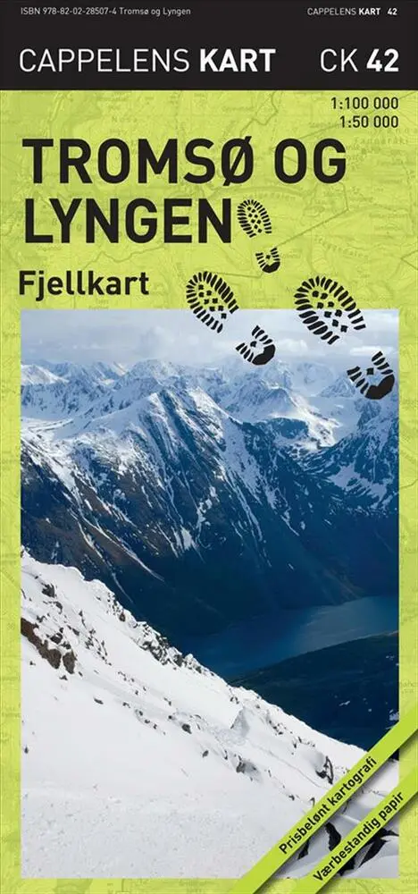 Billede af Tromsø og Lyngen : fjellkart