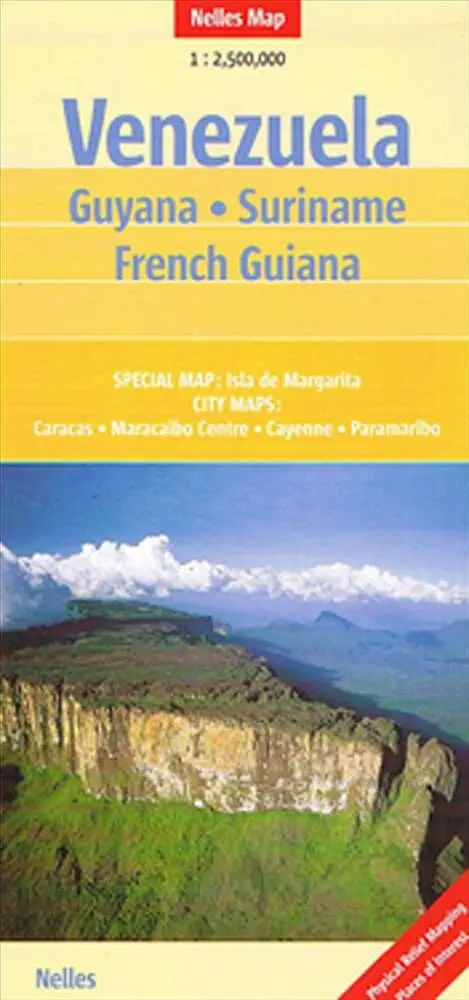 Billede af Venezuela, Guyana, Suriname, French Guiana