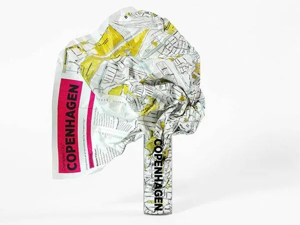 Billede af Crumpled City Copenhagen: Soft City Maps for Urban Jungles