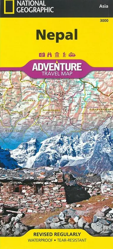 Nepal Adventure Travel Map