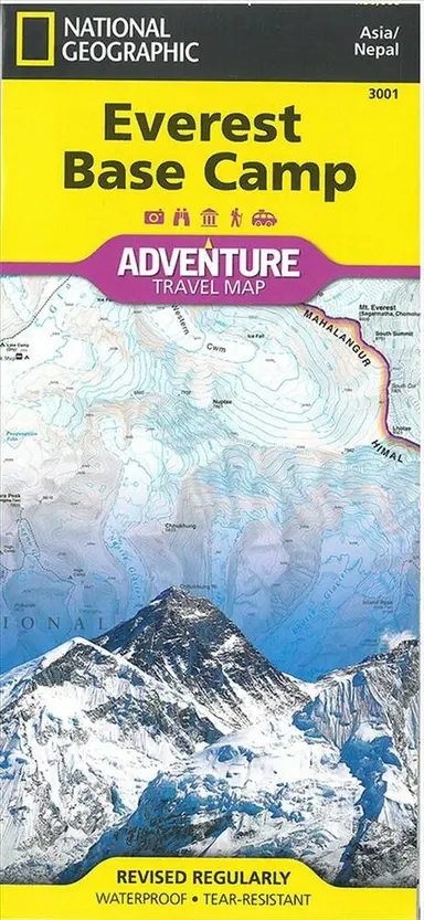 Everesst Base Camp Adventure Travel Map