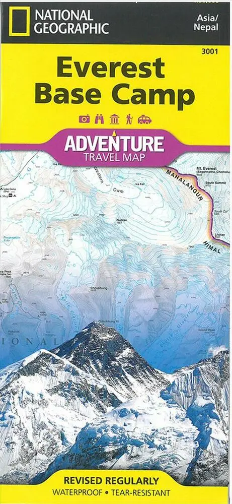 Billede af Everesst Base Camp Adventure Travel Map