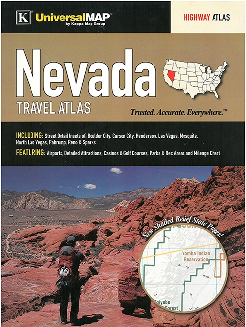 Billede af Nevada Travel Atlas