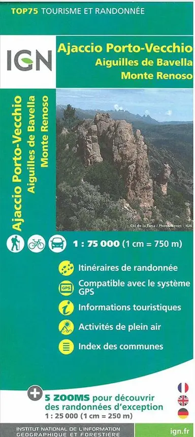 TOP75: 75031 Ajaccio - Porto Vecchio - Aiguilles Bavella