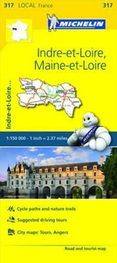 France blad 317: Indre et Loire, Maine et Loire