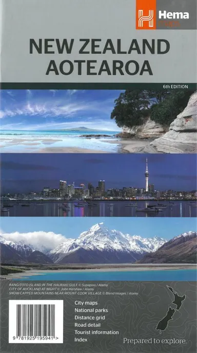 New Zealand Aotearoa Country Map