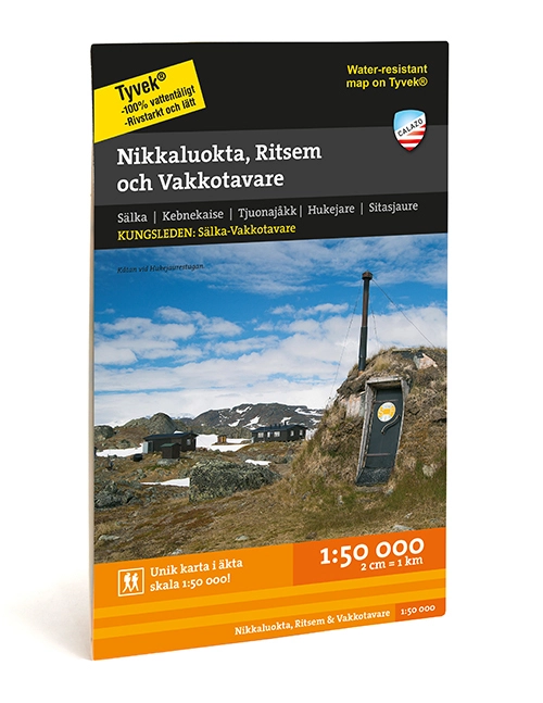 Billede af Kungsleden : Nikkaluokta, Ritsem och Vakkotavare 1:50.000
