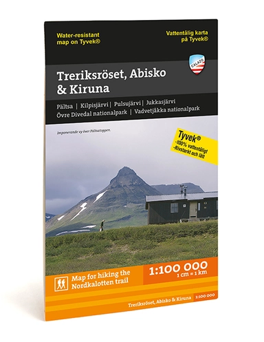 Treriksröset, Abisko & Kiruna 1:100.000