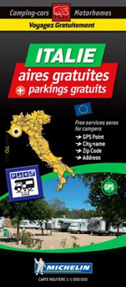 Billede af Italy: Autocamper map - Motorhome Stopover
