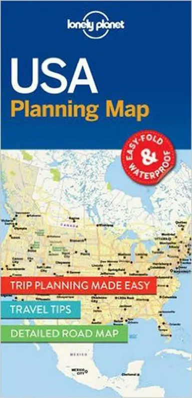 Lonely Planet Planning Map: USA
