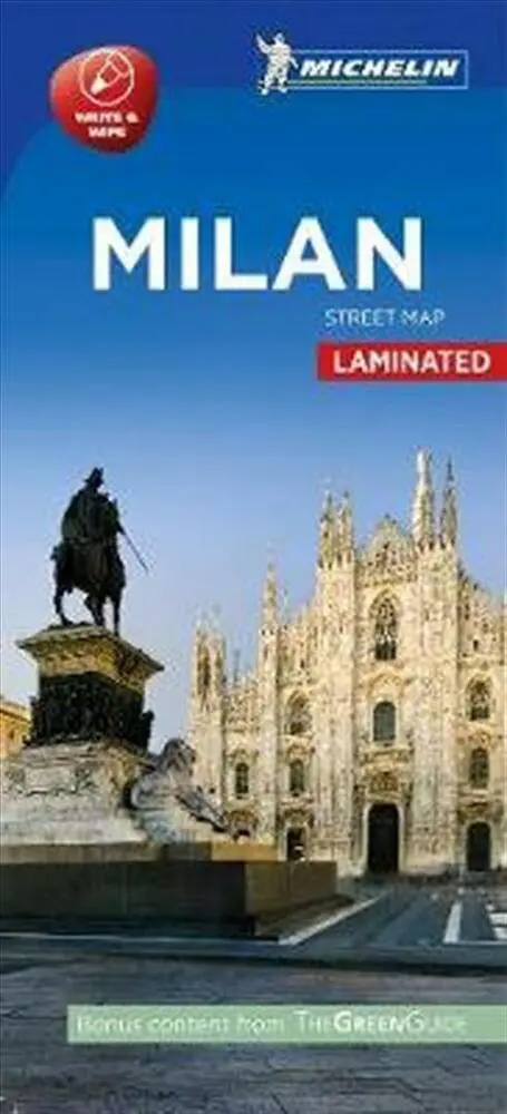 Billede af Milan - Milano Street Map Laminated